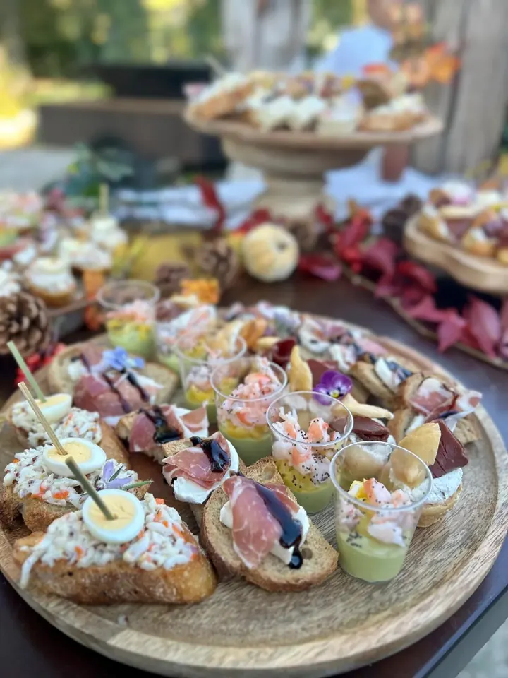 Assiette reception Au Comptoir de l'Épicurien